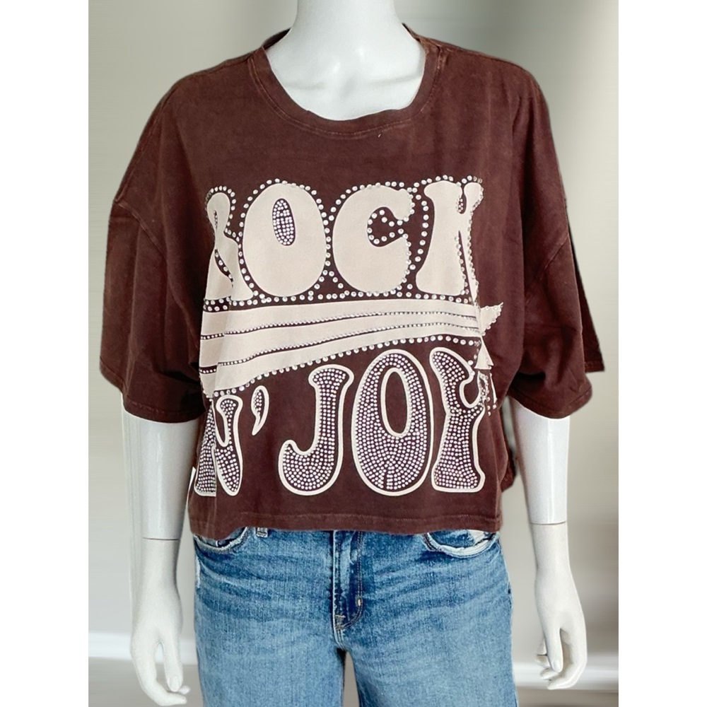 Fantastic Fawn Rock N Joy oversized tee S M L - Picture 7 of 9